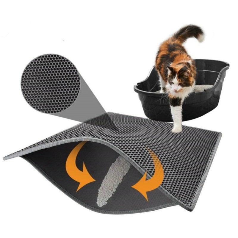 Cat Litter Mat Waterproof Double Layer