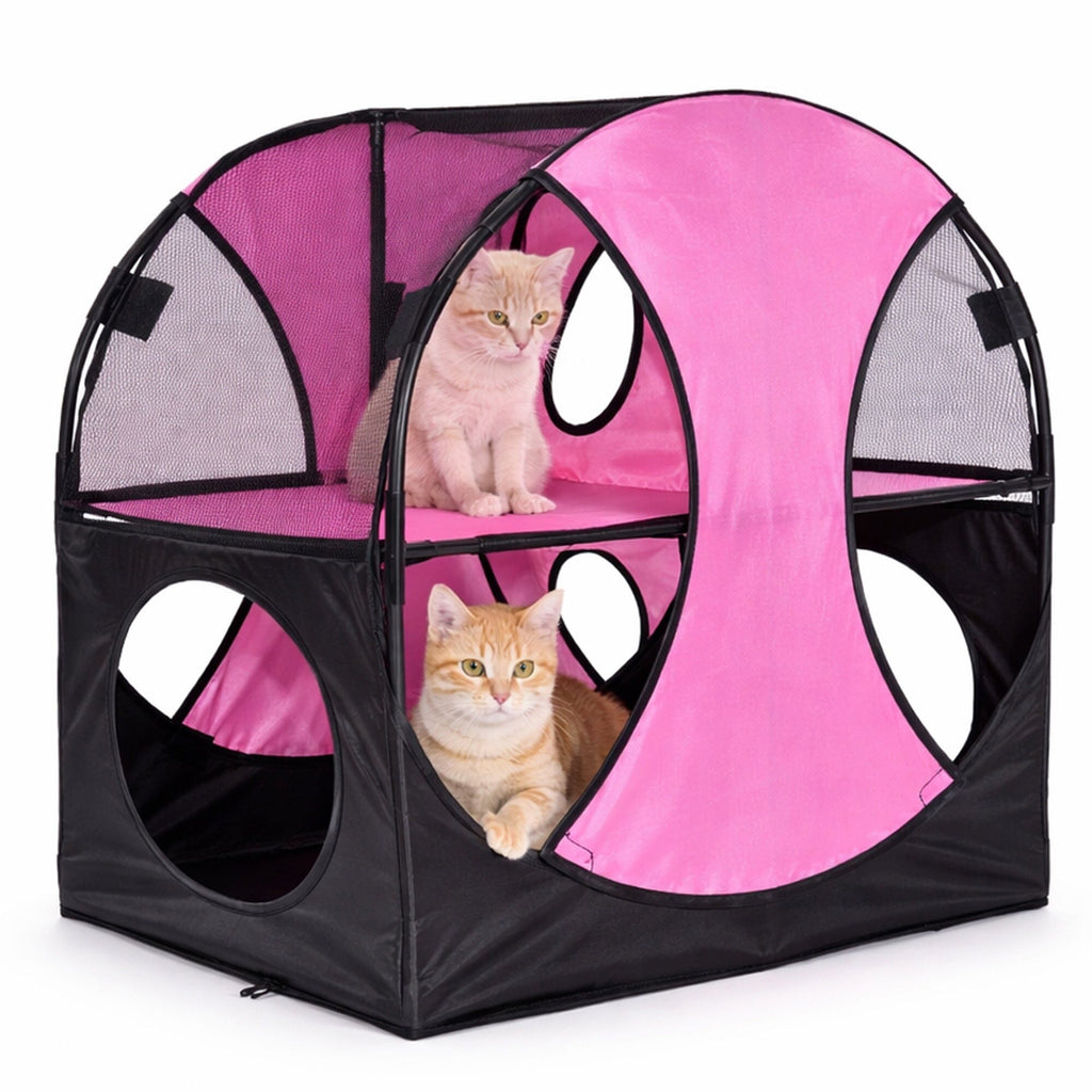 Travel Interactive Kitty Cat Tree Maze Hous