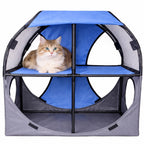 Travel Interactive Kitty Cat Tree Maze Hous