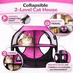 Travel Interactive Kitty Cat Tree Maze Hous