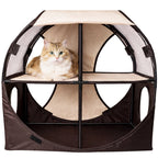 Travel Interactive Kitty Cat Tree Maze Hous
