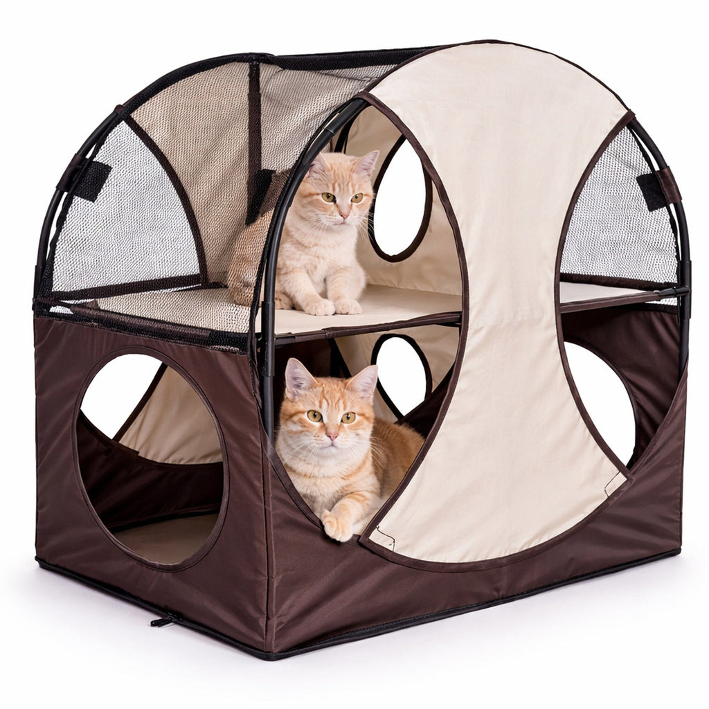 Travel Interactive Kitty Cat Tree Maze Hous