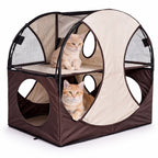 Travel Interactive Kitty Cat Tree Maze Hous