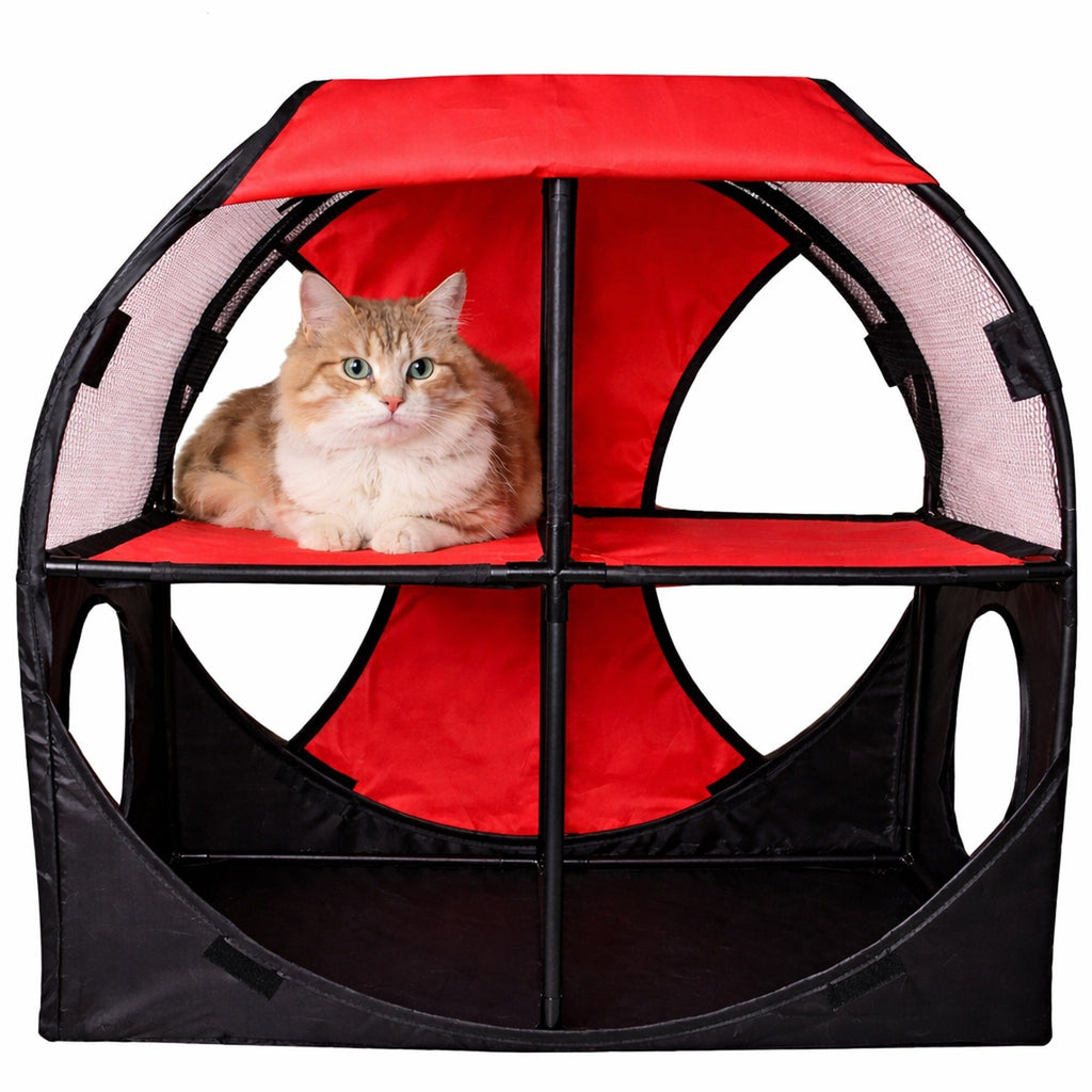 Travel Interactive Kitty Cat Tree Maze Hous