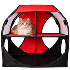 Travel Interactive Kitty Cat Tree Maze Hous