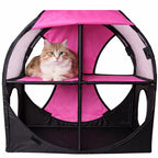 Travel Interactive Kitty Cat Tree Maze Hous