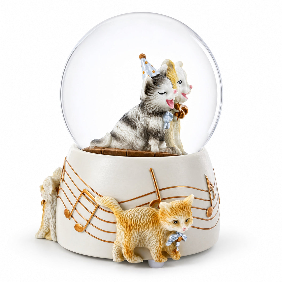 Cats Musical Water Snow Globe