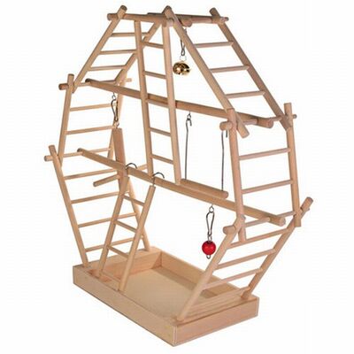 Wooden Bird Playground with multi-level