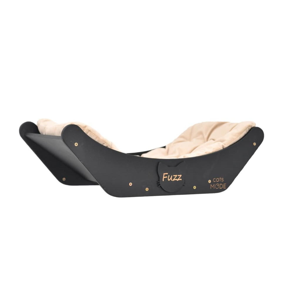 Cat Curve Wall Bed Black